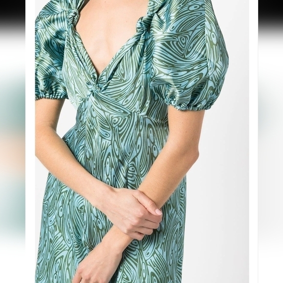 CINQ A Sept Marice Dress Size 4 In CELESTE MULTI - Picture 3 of 10